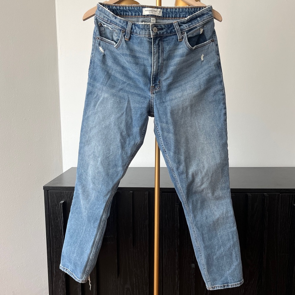 Abercrombie & Fitch High Rise The Skinny Jeans Curve Love